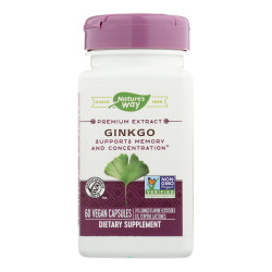 Nature's Way - Standardized Ginkgo - 60 Capsules