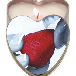 Edible Heart Candle - Strawberry