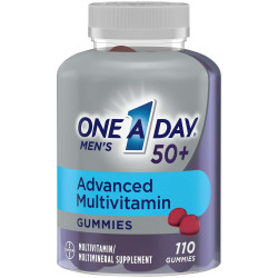 One A Day Men's 50+ Gummies Multivitamin w/ Immunity and Brain Support;  110 Count