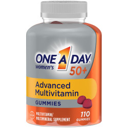 One A Day Women's 50+ Gummies Multivitamin w/ Immunity and Brain Support;  110 Count