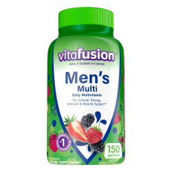 Vitafusion Adult Gummy;  Berry Flavored Daily Multivitamins for Men;  150 Count