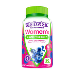 Vitafusion Women's Sugar Free Daily Multivitamin Gummy;  Blueberry Flavored;  90 Count